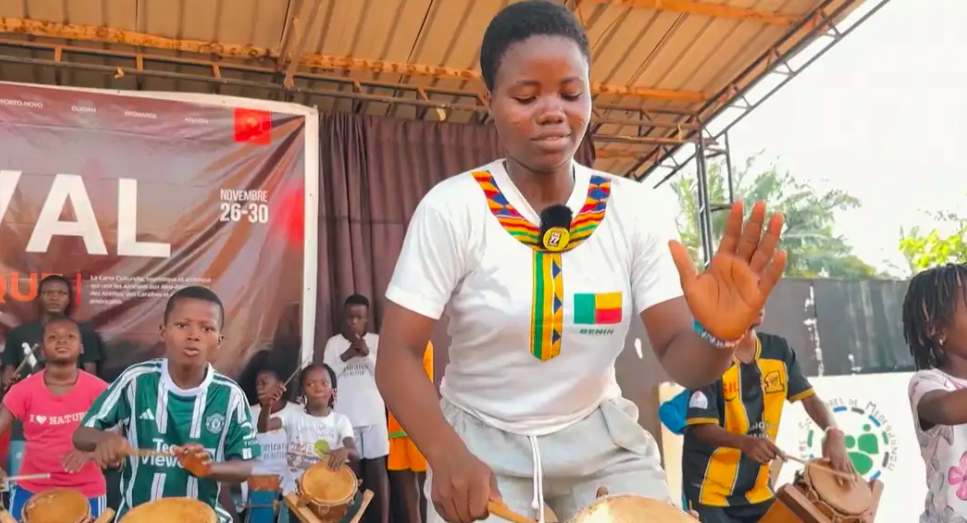 Ghanaian fisherman working on the water